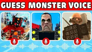 Guess MONSTER VOICE? G-MAN, , TITAN SPEAKERMAN,TV WOMAN,TV MAN,SPEAKER WOMAN