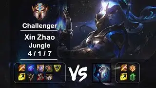 [4K] KR Challenger Jungle Xin Zhao vs Kindred Ep.1492
