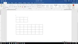 How to Draw a Quick Table in Word
