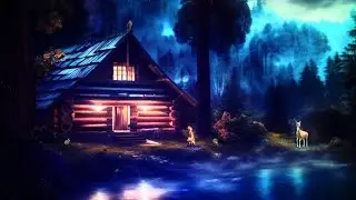 Relaxgnature:🌲🌧️ PeacefulForest Rain at Night |Distant Owl & Bird Calls🦉| Deep Sleep & Stress Relief
