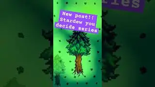 Drinking that good spirit juice in Stardew valley! #stardew #stardewvalley #wizard #tree