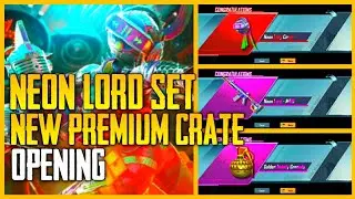 NEW PREMIUM CRATE OPENING - NEON LORD SET PREMIUM CRATE - PUBG Mobile 🔥 | Detonator Gaming