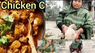  Chicken curry,Desi chicken curry,#chicken #chickencurry #viral #villagerlifestyle #popular #foodie 