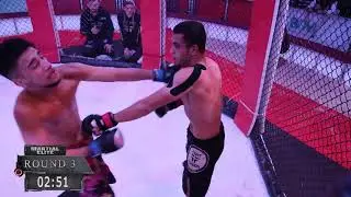 3. Kampf des Abends. MMA - 3 x 3 Minuten. Sahand Fathulla vs. Subhan Nikozada