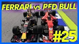 F1 2017 Career Mode : FERRARI vs RED BULL!! (Part 25)