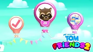 My Talking Tom & Friends 2 Gameplay Walkthrough,Unlocking the New Rakoonz World in My Talking Tom 2 