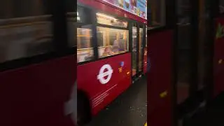 Stagecoach Enviro 400 MMC SK19ELH passes through Canada Water Bus Station on the 199 to Bellingham