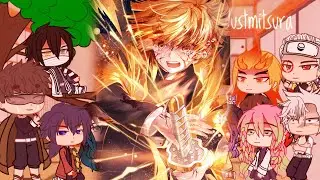 ✨ Hashiras React to Zenitsu - Demon slayer ✨ Hashiras react Compilation ✨