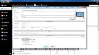 TradeMeters POS Home single tax setup