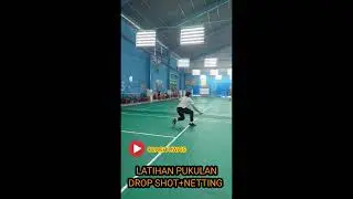 LATIHAN PUKULAN DROP SHOT+NETTING #kevinsanjaya #minions #kevinsanjayatengil #marcusgideon #pbsi