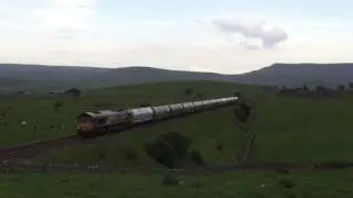 DB Cargo 66103 coasts past Waitby working 6S00 - 14/06/17