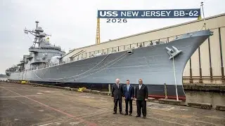 Новый отреставрированный линкор USS New Jersey BB-62 2026 года! Легендарный линкор возрождается! ...
