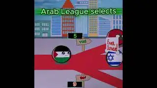 Arab League selects  #countryballs #israel #arabic