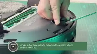 Roomba&reg; Plus 400/500 Series | How to Clean the Front Caster Wheel