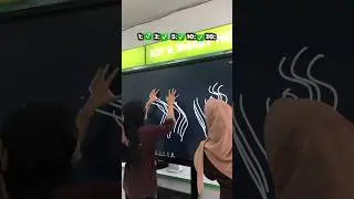 TEKNOLOGI CANGGIH TULISAN SMOOTH 😱⁉️ COBAIN DI INTERACTIVE SMARTBOARD ✨