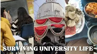Soft Morning, Strong Hustle | Delhi University Classes | Vlog | Surviving college days |