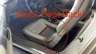 How To Fix a Stuck Seat Back on a 79-82 Corvette C3