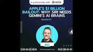 Эпизод 651: Спасение Apple в размере 1 миллиарда долларов: почему Siri нужны интеллектуальные моз...