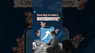 How Big Is India&rsquo;s Creator Economy? #shorts #orangeeconomy #short #shortvideo #india