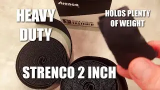 Strenco 2 Inch HEAVY DUTY Velcro Tape (Review & 10 lb Weight Test)