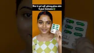 How to get soft glossy glass skin in just 2 minutes😱#shortsfeed #skincare #foryou #ytshorts #diy