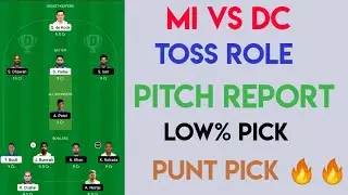 MI VS DC MATCH FULL DETAILED ANALYSIS, DREAM TEAM PREDICTION 2021