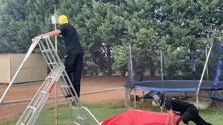 CMW Destiny Day 1: Vortex vs Cash Destiny Case LADDER MATCH (Backyard Wrestling) [FULL MATCH]