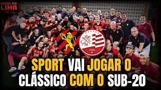 💣O SPORT VAI JOGAR O CLÁSSICO COM O TIME SUB-20!🚨TJD-PE NÃO PERMITIU TORCIDA RUBRO NEGRA DOMINGO