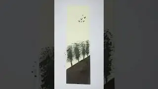 How to make cool bookmarks with paper #shorts #bookmark #card #watercolor #blackandwhite