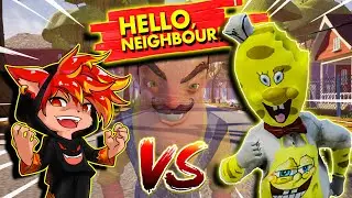 CHIPMUNK vs SPONGEBOB ICE SCREAM ROD | Hello Neighbor Mod