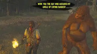 Sasquatch's reaction on seeing Zombie John Marston | Rdr Undead Nightmare