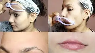Remove Unwanted Facial Hair At Home Using Slique Threading Tool/Tweezers/Epilator|AlwaysPrettyUseful