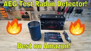 AEG Test Radon Detector Review! Best Radon Detector on Amazon 2025! Do You Have Radon in Your Home?