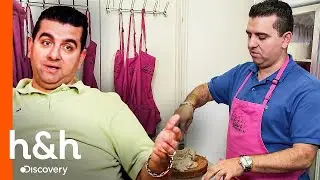 Pastel de regalo a la Buddy| Cake Boss: Vacaciones en familia | Discovery H&H