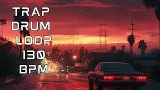 Echoey Trap Drum Loop | 130 BPM | Spacey Trap Type Beat Drums