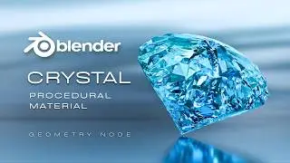 Procedural Realistic Crystal Material in Blender | Easy Shader Tutorial