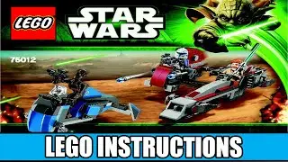 LEGO 75012 Instructions - The Clone Wars - BARC Speeder with Sidecar - Star Wars