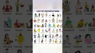 jobs & occupation in english jobs in english occupation in english english vocabulary
