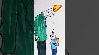 Father's love ❤️💯 #shorts #art #drawing #viral #shortfeed #emotional #subscribe #satisfying #love