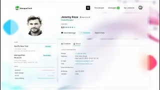 Responsive User Profile UI Design Using Html and Css Only Part-1 || HTML-CSS