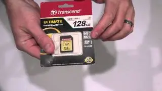 Transcend 128 GB High Speed 10 UHS-3 Flash Memory Card Unboxing in 4K UltraHD