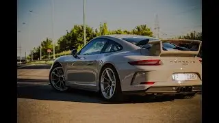 2018 (991.2) Porsche 911 GT3 - 500HP, launch-control start, sick acceleration sound! Stock exhaust.