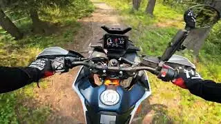 2023 KTM Adventure 890R / Single Track fast ride