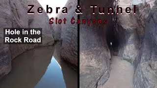 🏞️ Zebra and Tunnel Slot Canyon Hike - Grand Staircase-Escalante - Hole in the Rock Road