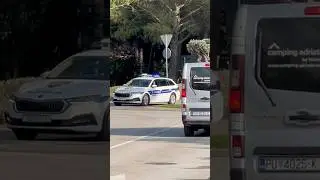 Kroatische Polizei🚓 auf #einsatzfahrt 🚨 zum Zimmerbrand | #kroatien #polizei