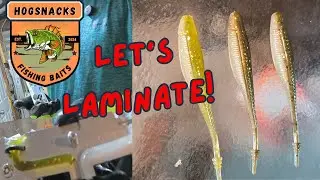 Testing a new soft plastic mold & FIRST laminate baits!