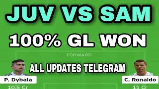 JUV VS SAM Dream11 || JUV VA SAM Dream11 team || JUV VS SAM Series A Dream11 team Prediction ||