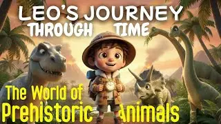Leo's Journey through time #prehistoric #dinosaur #animation #kidseducation #jurasic 🦖 🦕