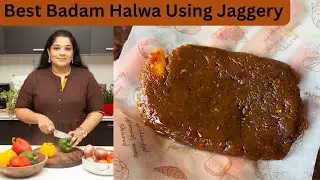 Don't Make Badam Halwa with Sugar, Instead Make This - Easy & Tasty Badam Halwa