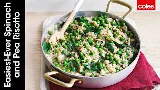 Easiest-Ever Spinach and Pea Risotto